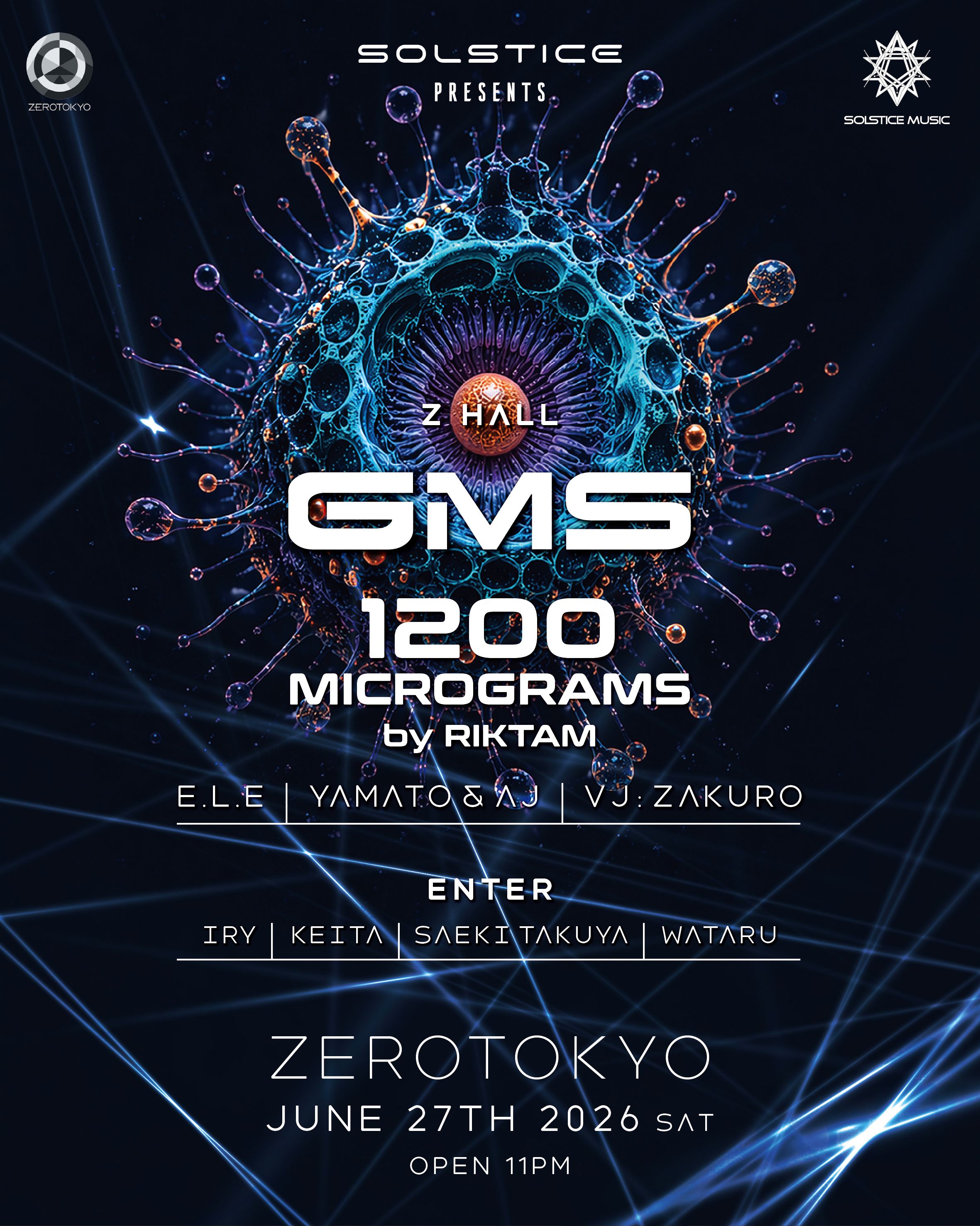SOLSTICE MUSIC PRESENTS : GMS & 1200 MICROGRAMS