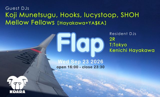 Flyer for Flap at KOARA