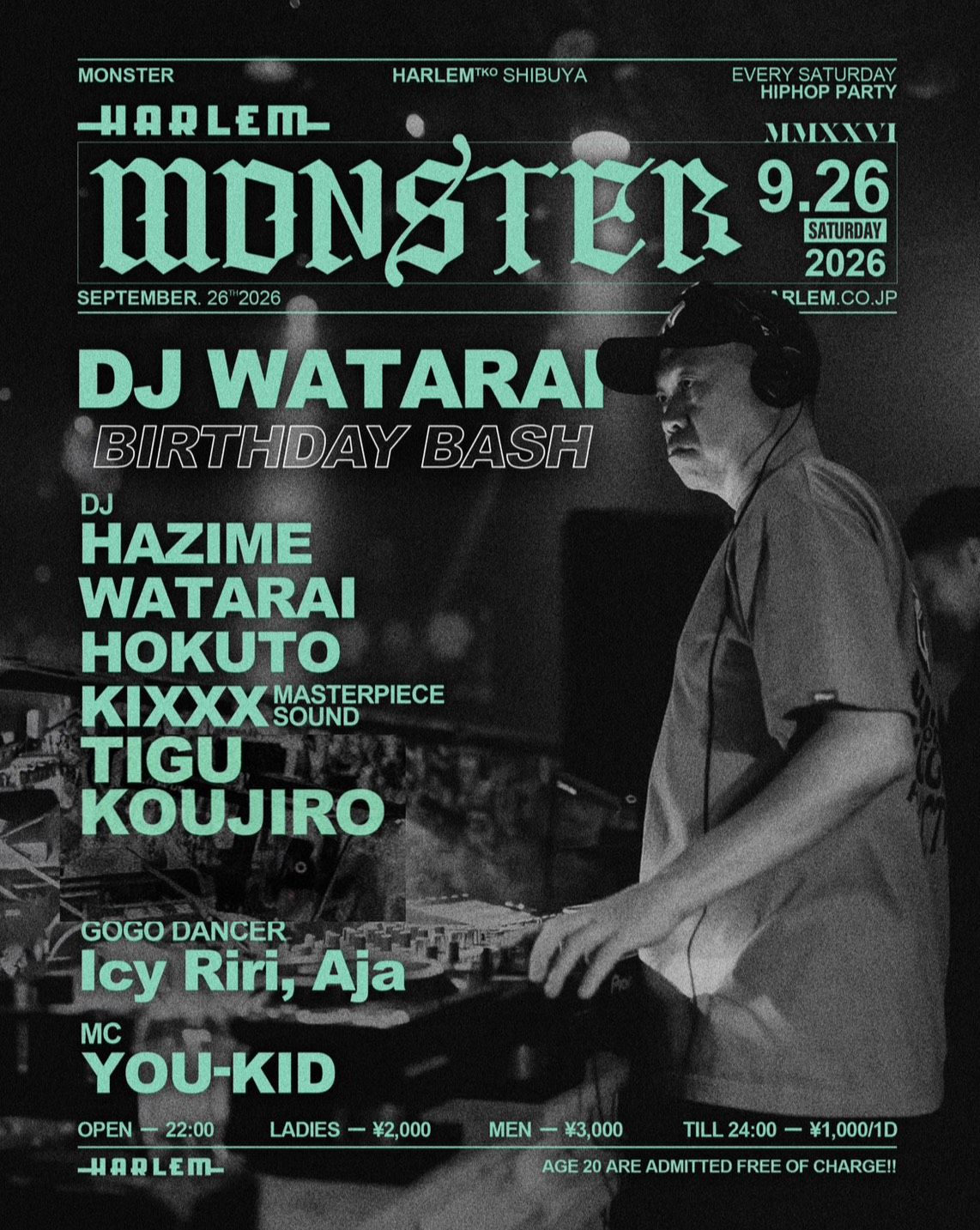 MONSTER SP -DJ WATARAI BIRTHDAY BASH-