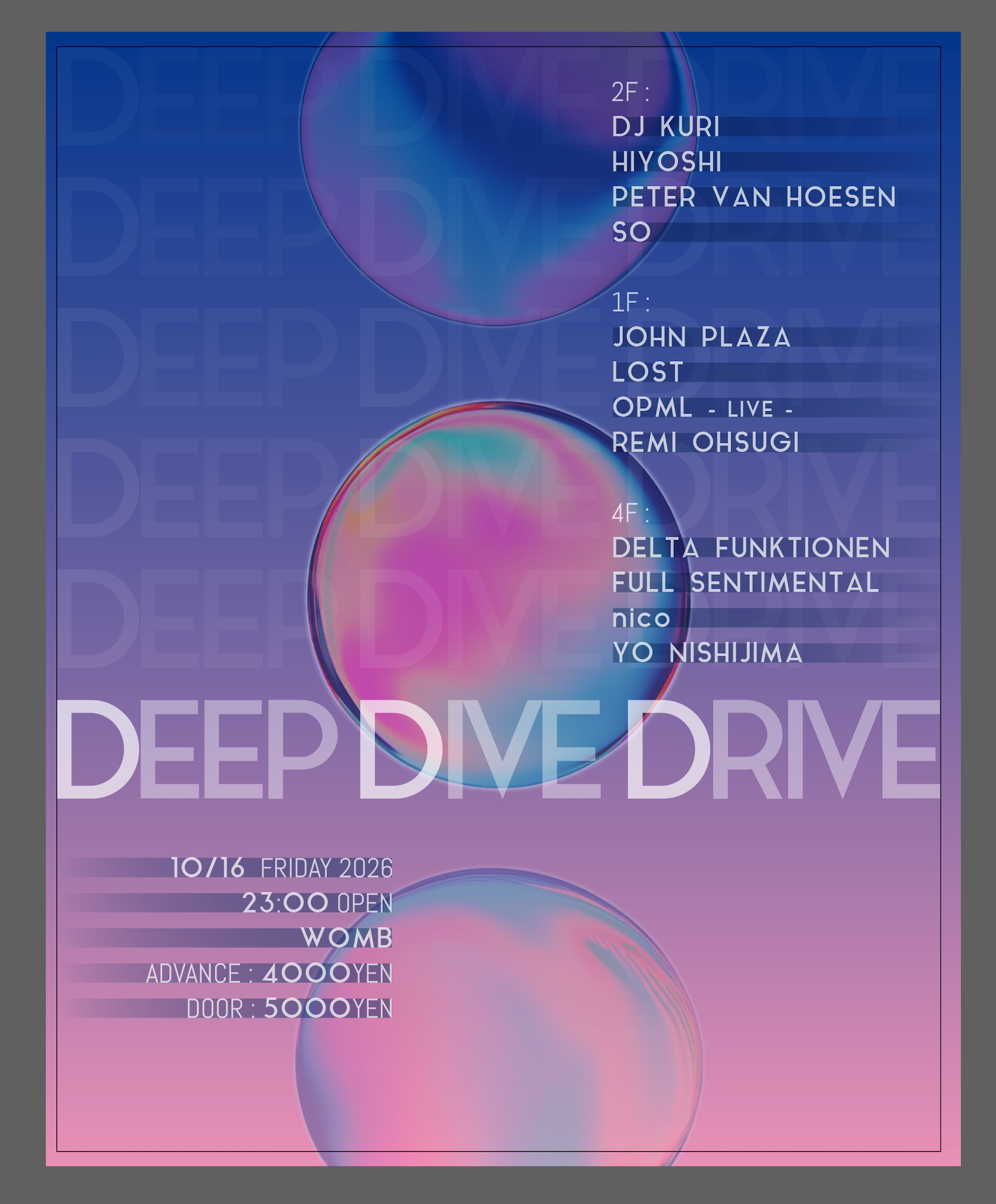 DEEP DIVE DRIVE
