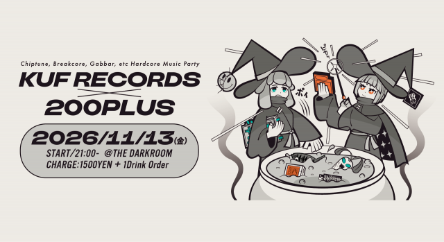 KUF RECORDS × 200PLUS