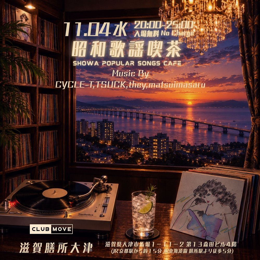 ～昭和歌謡喫茶～Showa-era pop music cafe