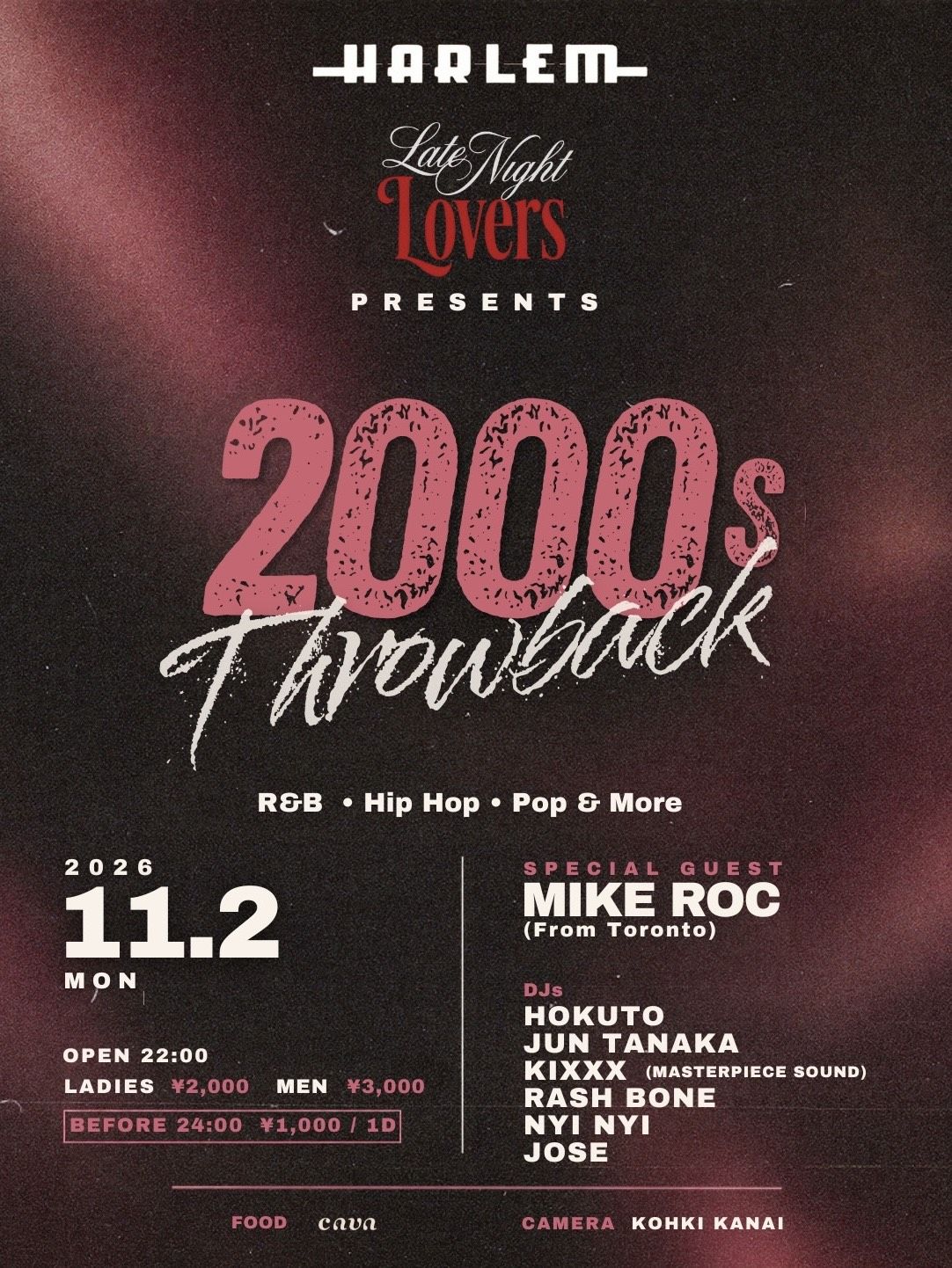 Late Night Lovers Presents 2000s Throwback
