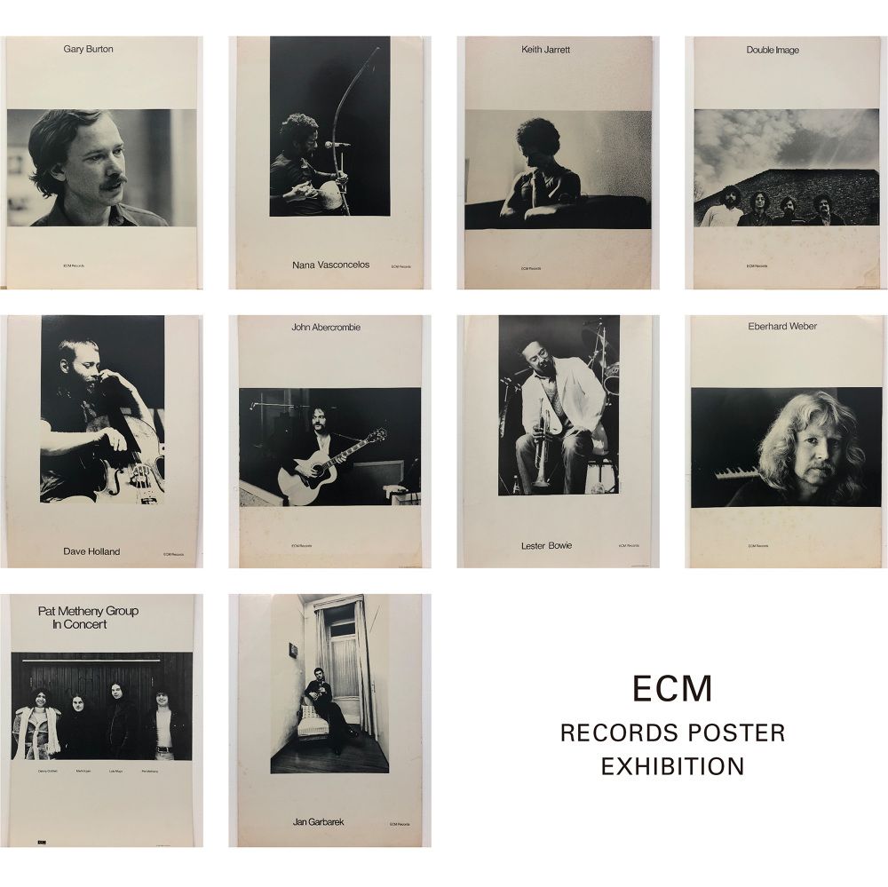 ECM RECORDSのポスター展が渋谷で開催、展示販売も
