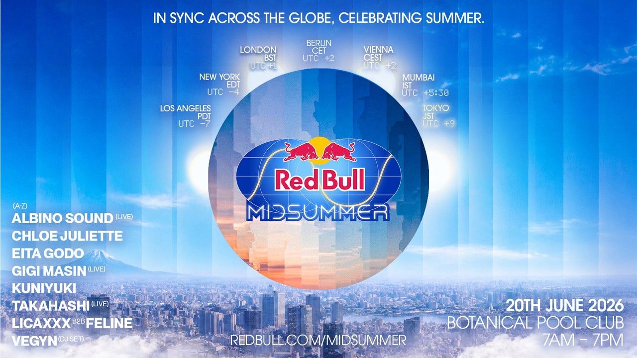 Red Bull Midsummer、千葉の海辺で太陽とともに踊る