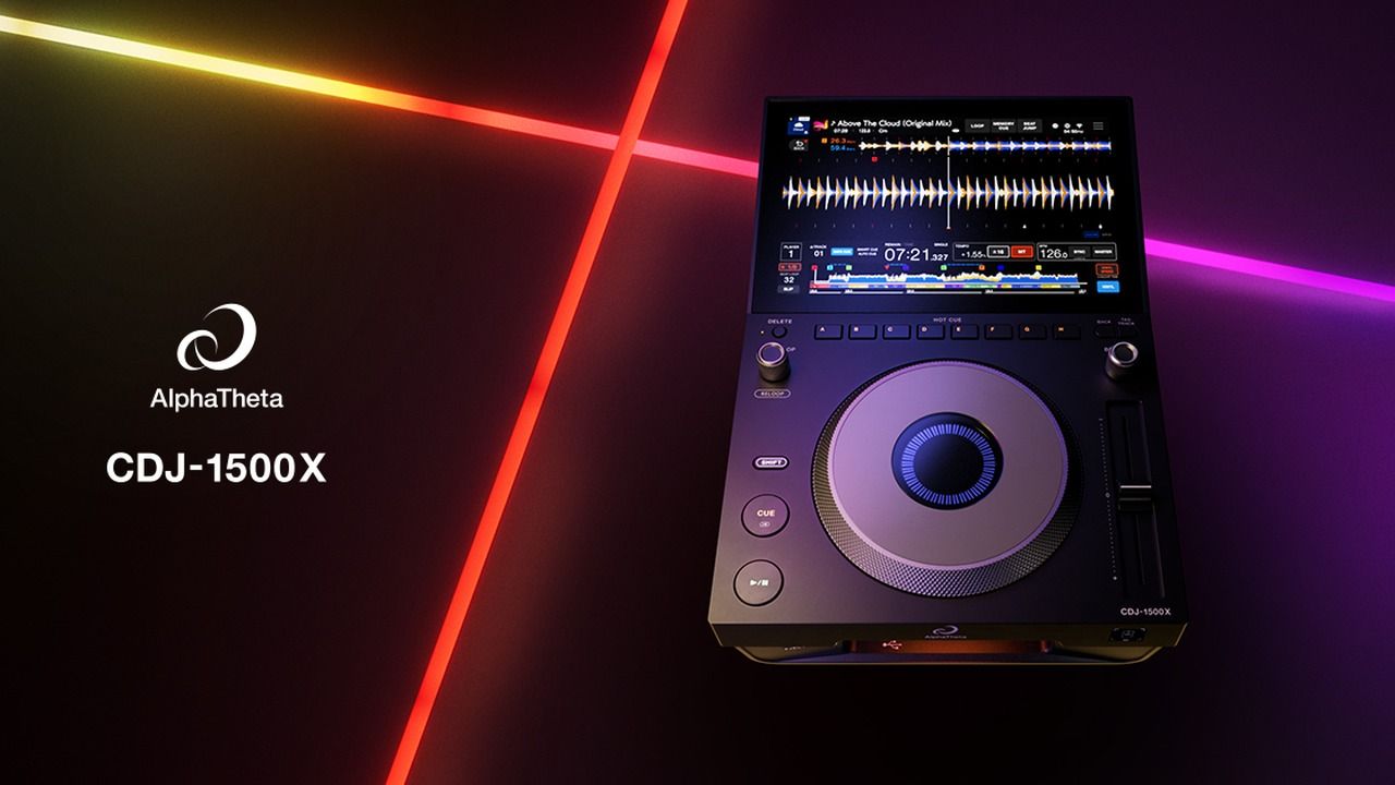 AlphaTheta、コンパクトなマルチプレーヤー「CDJ-1500X」を発売
