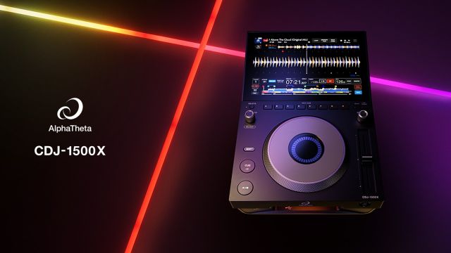 AlphaTheta、コンパクトなマルチプレーヤー「CDJ-1500X」を発売
