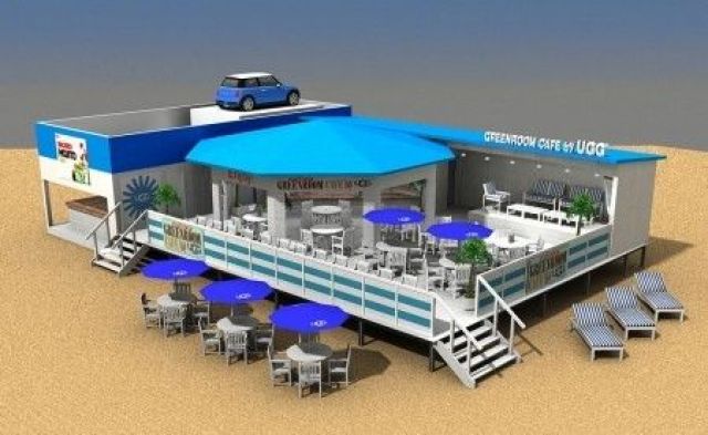 GREENROOMが由比ヶ浜海岸にビーチカフェ「GREENROOM CAFE」をオープン