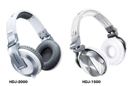 Pioneerがヘッドフォン「HDJ-2000」「HDJ-1500」のマットホワイトモデルを発売