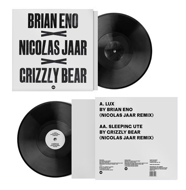 Brian Eno × Nicolas Jaar × Grizzly Bearの3者によるスペシャルスプリット12インチが国内流通100枚限定でリリース