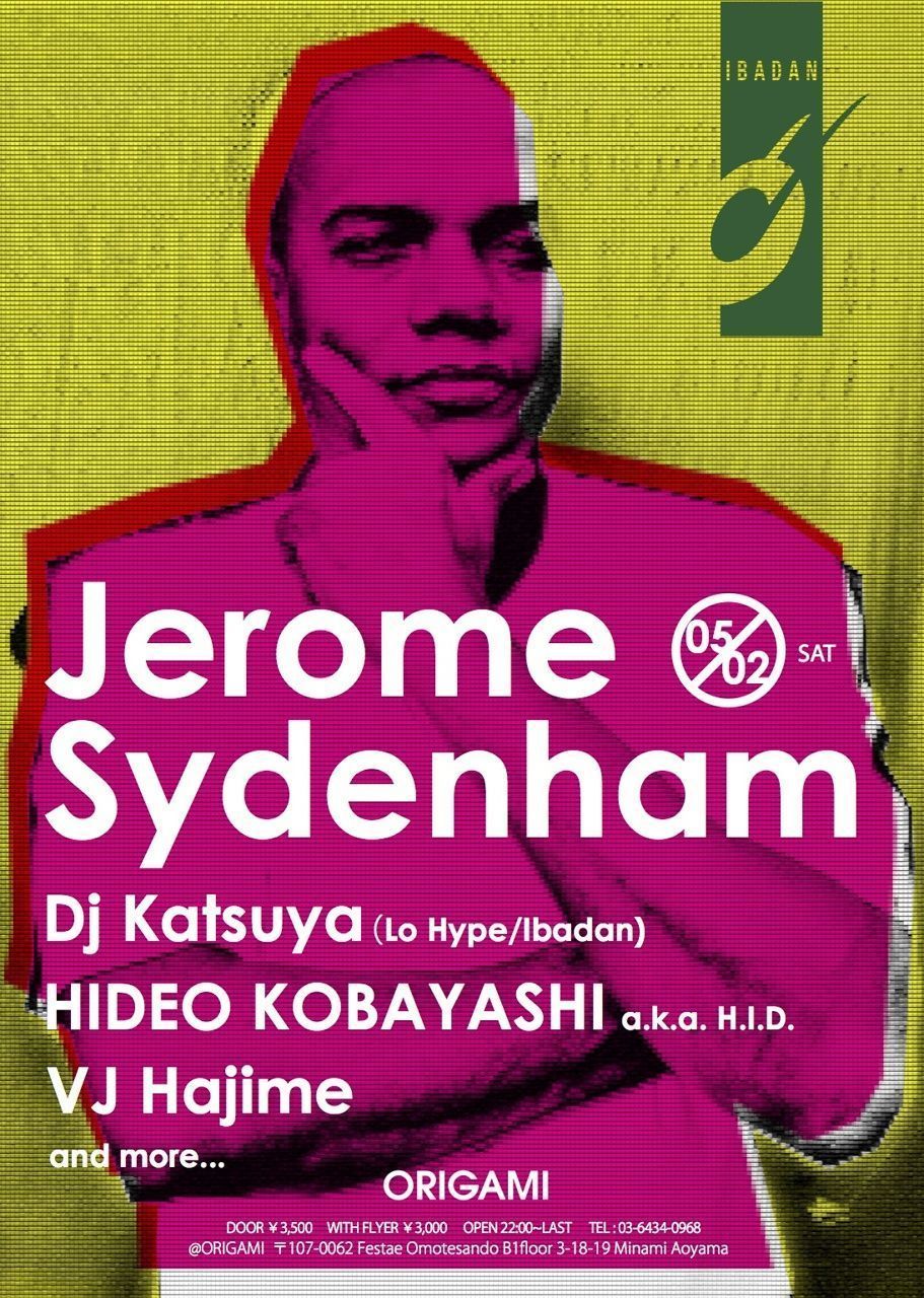 Jerome Sydenham、Hideo Kobayashi、DJ KatsuyaのIbadanメンバーがORIGAMIで共演