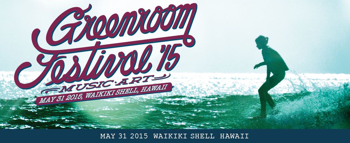 「GREENROOM FESTIVAL」がハワイで開催！第1弾ラインナップにTommy Guerrero 、Donavon Frankenreiter、Lotusらが出演