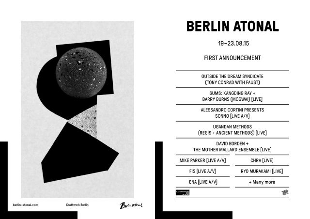 ベルリンのフェス「Berlin Atonal」第1弾ラインナップにFaust、ENA、Ryo Murakamiらが発表