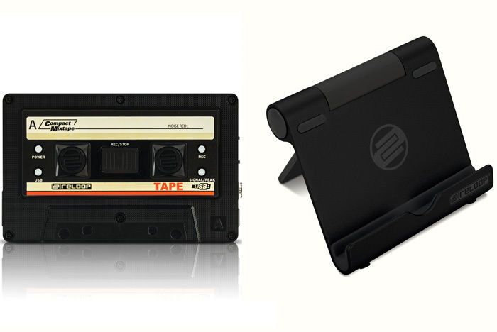 Reloop社がカセットテープ型のMP3レコーダーとラップトップスタンドを発表