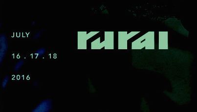 「rural 2016」出演アーティスト第3弾発表。Mika Vainio、Cio DO’r、GONNOら