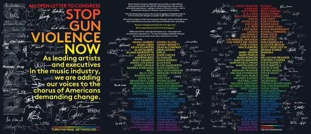 銃規制を求める公開状にポール・マッカートニー、トム・ヨークら約200名のアーティストが署名