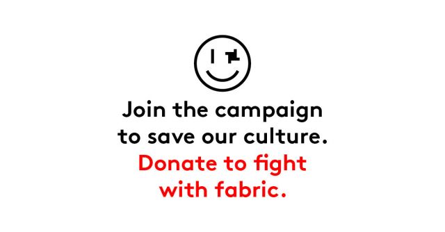 fabric救済のキャンペーンに寄付2千万円以上。Boiler Room特別企画も放送