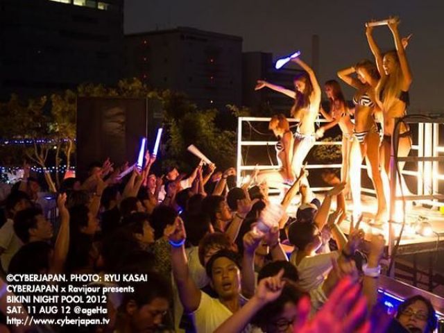 ageHa x Ravijour x CYBERJAPAN presents BIKINI NIGHT POOL 2012