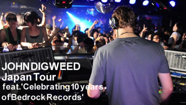 JOHN DIGWEED Japan Tour feat. 'Celebrating 10 years of Bedrock Records'